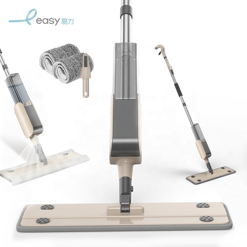 2021 Новое поступление, легкая Швабра из микрофибры 360, швабра с распылителем воды и резервуаром для воды
