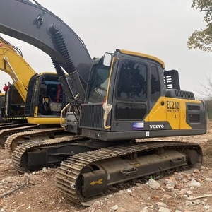 Excavadora de cadenas Volvo EC210 usada de alto rendimiento, excavadora hidráulica de 21 toneladas, excavadoras Volvo 210 de segunda mano baratas en venta - Product Image 1