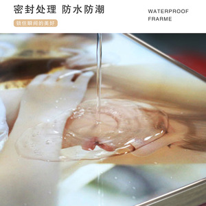 Crystal Photo <b>Frame</b> Aluminum Alloy Square Tabletop Digital Printing Durable Living Room Bedroom Study - Product Image 5