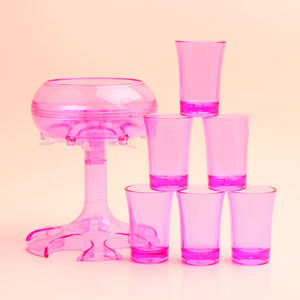 Distributeur de boissons en acrylique DD2424 pour 6 verres – Accessoire de bar, idéal pour les jeux, les fêtes et les spiritueux – Vente en gros - Product Image 4