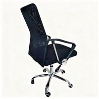 Chaise de bureau en maille pivotante à hauteur réglable pour personnel, base chromée, vente en gros d'usine, Sillas De Oficina