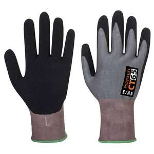 PORTWEST - CT65G8RXL CT VHR15 gant en mousse de nitrile coupé gris/noir-GANTS EAN 5036108321780 - Product Image 1