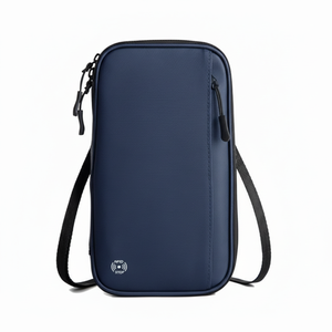 Borsa a tracolla impermeabile essenziale da viaggio custodia multiuso per passaporto cellulare altri oggetti - Product Image 1