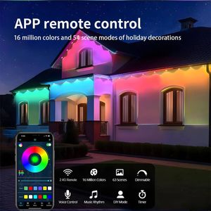 Luces Permanentes para Casa con Riel de Aluminio, 36v, Juego de Luces LED RGBW RGBIC IP68, Luces Navideñas Permanentes para Exteriores - Product Image 5