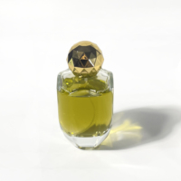 Flacon de parfum vide au design unique, atomiseur de parfum, emballage d'huile essentielle, flacon de parfum en verre transparent de luxe 100 ml