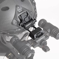 L4G24 NVG braket tambahan helm taktis dudukan penglihatan malam logam/sampah TruckCNC bingkai koneksi untuk PVS 15 18 31 GPNVG18