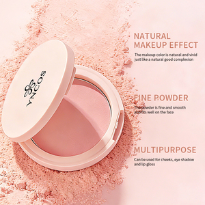 Sombra de Ojos OEM de Textura Sedosa Natural que se Difumina Instantáneamente en la Piel, Maquillaje para Ojos, Mejillas y Labios, Polvo Fino para Rubor - Product Image 2