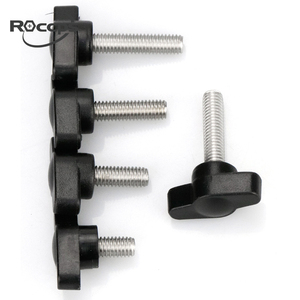 Tornillos de <span class=keywords><strong>mariposa</strong></span> de cabeza de plástico negro - Product Image 6
