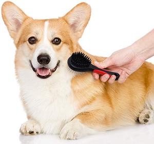 犬と猫用の両面ヘアブラシ、ピンと毛付きのペットグルーミングコーム、デタン用のショートミディアムとロングヘアブラシ - Product Image 6