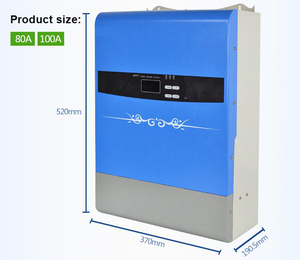 Contrôleur de charge solaire MPPT 100A 120V/240V/360V/480V, contrôleur de charge solaire haute tension MPPT pour système solaire domestique JN-HV2 Sol - Product Image 1