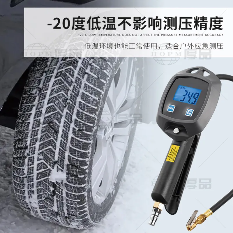 Gj bán buôn BW-L01 255psi LCD BACK-LIAGHT kỹ thuật số đo áp suất lốp cho xe