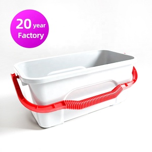 Pp Nhựa Xô Thương Mại Khách Sạn Cửa Sổ Squeegee Lau Cho Nước Cứng Cửa Sổ Làm Sạch Nhà Máy Trực Tiếp 12L Trắng - Product Image 1