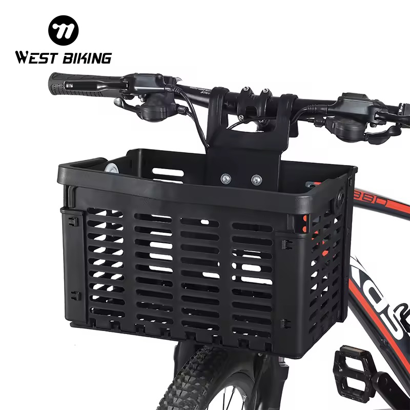 Новинка, багажник для велосипеда WEST BIKING, задний багажник для грузового велосипеда, инструменты для установки, пластиковый горный велосипед, вместительная полка, корзина