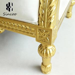 Италия: Горячая распродажа! Настраиваемое белое кресло-трон в королевском стиле, роскошное, недорогое, с высокой спинкой, для отелей, ретро, для зон ожидания. - Product Image 5