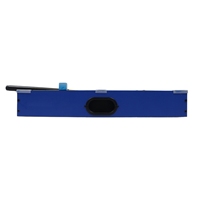 SCVIBE Table de billard miniature de bureau sans poches, personnalisable, légère, portable, en MDF, avec éclairage LED, billes et queues lumineuses pour l'intérieur
