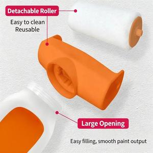<span class=keywords><strong>Rouleau</strong></span> de <span class=keywords><strong>peinture</strong></span> rechargeable 2 en 1 <span class=keywords><strong>avec</strong></span> bouteille de <span class=keywords><strong>peinture</strong></span>, <span class=keywords><strong>rouleau</strong></span> détachable, grande capacité, sortie rapide de la <span class=keywords><strong>peinture</strong></span>, outil de <span class=keywords><strong>peinture</strong></span> DIY pour la maison - Product Image 3