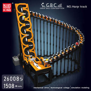 Moule King 26008S 1547PCS Creative Serie Track Harp Ornament Building Block Model Technical Educational Toy Festival Gift - Product Image 2