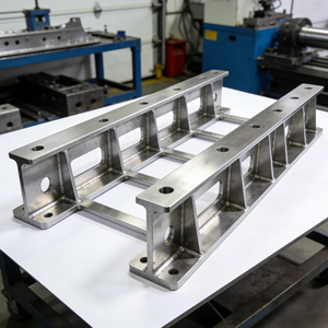 โครงสร้างเรือเร็วอะลูมิเนียมอัลลอยด์คุณภาพสูง ผลิตด้วยเครื่อง CNC 5 แกน ความแม่นยำสูง ตามแบบที่กำหนด สำหรับชิ้นส่วนอากาศยาน - Product Image 2