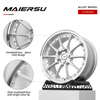 Jantes forgées multi-rayons 18 19 20 21 22 pouces à lèvre polie 5x112 5x114.3 5x120 pour Civic Corolla Camry A3 Série 3 Classe C Model 3