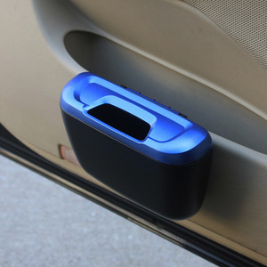 Shunwei Factory Vehicle-Mounted Trash Can, Mini Car <b>Door</b> Trash Can, Trash Bag, Flip-Top Trash <b>Bin</b> - Product Image 1