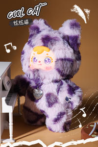 The Cool Moment of the Cats Mystery Plush Toy Blind Box Adorable llavero de peluche coleccionable para regalo de cumpleaños - Product Image 6