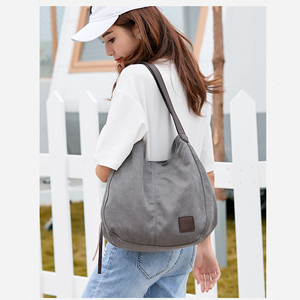 Bolso de ante de diseño de lujo para mujer, cartera hobo de lona a la moda con precio de fábrica - Product Image 6