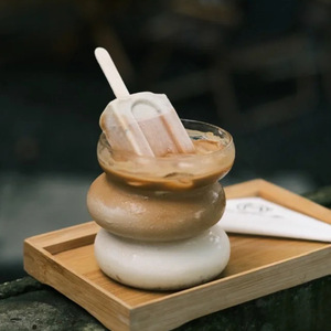 Duy nhất sữa cà phê rõ ràng Jug Espresso Glass đo cup với gỗ xử lý nhà bếp đo Mug uống cup Cung cấp lazzy cốc cà phê - Product Image 1