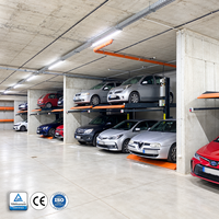 Équipement de stationnement mécanique, empileur hydraulique pour deux voitures, 2700 kg, élévateur de voiture à double niveau, certifié CE pour garage extérieur