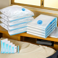 Sacs de compression de voyage écologiques Z-PA+PE, capacité 0-0,5L, pour vêtements, sacs de rangement sous vide pour valise