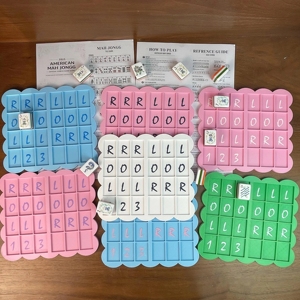 Tavola per Mahjong Americano per Pratica Individuale con Guida di Riferimento Rapido – Ausilio per l'Allenamento Charleston Stampato in 3D a 24 Scomparti per Principianti - Product Image 2