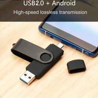 Clé USB 3.0 en métal personnalisée de 1 To, clé USB OTG, clé USB personnalisée de 64 Go