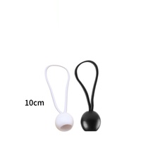 Cordon élastique en plastique de 3,5 mm avec boule, corde élastique pour tente, bâche, attache de fixation, organisateur de rangement pour le camping