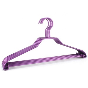 Maos móc màu tím nhôm bạc móc 16 inch dây quần áo móc khô sạch hơn - Product Image 2