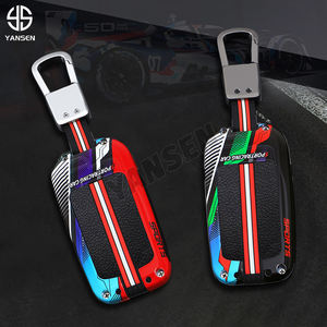 Étui pour clé de voiture, coque de protection pour <span class=keywords><strong>Toyota</strong></span> <span class=keywords><strong>Yaris</strong></span> Hybrid Auris RAV4 Camry 55 2012-2018, accessoires de voiture décoratifs en silicone - Product Image 5