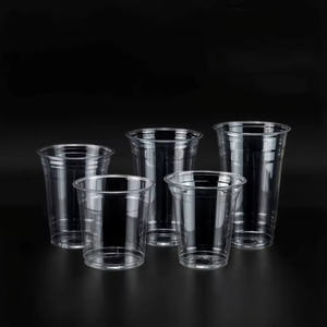 Gobelets à boire en plastique personnalisés à haute transparence, très vendus, 18 oz, gobelets à dessert en PET avec couvercles, gobelet à café pour cafés et boutiques - Product Image 4