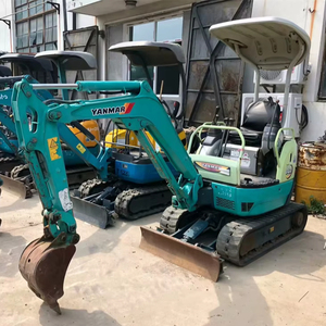 Mini pelle sur chenilles YANMAR ViO15 d'occasion à faible fret au Japon, pelle compacte de 1,5 tonne avec cabine ouverte au prix d'usine - Product Image 1