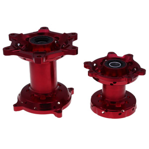 Moyeux de roue CNC modifiés rouges à grande cloche, 36 trous, avant et arrière, pièces de véhicule tout-terrain, 36 trous chacun, en alliage, pour modèle CRF - Product Image 4