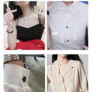 <span class=keywords><strong>Chemise</strong></span> antidérapante cachée sans couture de bonne qualité <span class=keywords><strong>Chemise</strong></span> à ongles Enfant Petit <span class=keywords><strong>bouton</strong></span> décoratif - Product Image 3