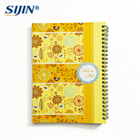 Cuaderno Espiral Personalizado 215x152mm, 80 Hojas, Papel Rayado, Encuadernado con Espiral, Cubierta Impresa, Papelería para la Escuela y Oficina