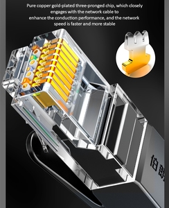 Cáp Mạng Utp Cat 6 Xoắn 8 Lõi Đồng Nguyên Chất 26awg Chất Lượng Cao Dây Nối Cat6 Cáp Ethernet Cat6 - Product Image 5