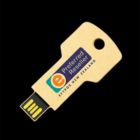 Clé USB en bambou personnalisée avec logo, en forme de clé, écologique, de 8 Go à 128 Go, clé USB en bois pour cadeau