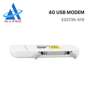 ALLINGE SDS588 مقفلة 4G LTE USB اللاسلكي E3372h-510 USB عصا مع المزدوج منافذ هوائيات