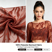 Tissu jacquard tissé respirant 100 % polyester, extensible doux, poids moyen, largeur 150 cm, idéal pour vêtements et robes – Vente directe usine