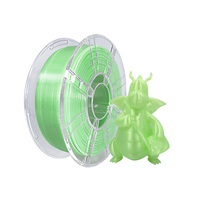 Berat Bersih Pabrik Ketangguhan Kuat 200-250G Pena 3d 10 Warna 1.75Mm Silky Pla Pro Filament