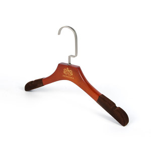 Inspring thanh lịch sang trọng gỗ tùy chỉnh mang nhãn hiệu quần áo bằng gỗ móc treo - Product Image 3