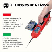 Probador de circuito de coche inteligente, con pantalla LED de voltaje, alimentado por USB, compatible con vehículos de 3,5-36V CC, para el coche, para el que se puede ver más