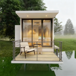 Nhà thép container bán chạy Thiết kế sân thượng hiện đại Nhà lắp ghép mô-đun sang trọng Phòng khách Phòng ngủ Quán cà phê Khách sạn Trung tâm thương mại - Product Image 3