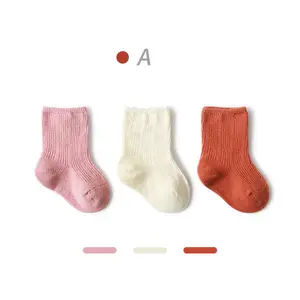 <span class=keywords><strong>Calzini</strong></span> da <span class=keywords><strong>neonato</strong></span> in cotone biologico per bambini e bambine di alta qualità <span class=keywords><strong>calzini</strong></span> in tinta unita colorati - Product Image 1