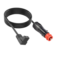 Allume-cigare de style DIN, Réfrigérateur de voiture, Câble de charge coudé, Mini faisceau de câblage automobile, Cordon d'alimentation avec garantie d'un an