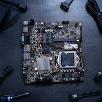Motherboard PCWINMAX H81 LGA1150 DDR3 16GB Dual Channel PCIe 3.0 Mini ITX OEM ODM untuk PC Industri Tertanam